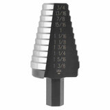 High Speed Steel Fractional Hole Enlarging, 13/16 in to 1-3/8 in, 10 Steps 585-10221