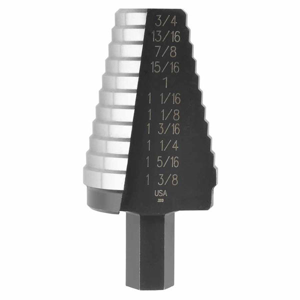 High Speed Steel Fractional Hole Enlarging, 13/16 in to 1-3/8 in, 10 Steps 585-10221