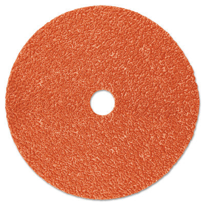 Fibre Disc 787C, Precision Shaped Ceramic, 7 in dia x 7/8 in Center Hole, 80+ Grit, Die 700BB 405-076308-89647