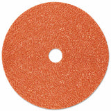 Cubitron II 987C Fibre Disc, Precision Shaped Ceramic Grain, 4-1/2 in dia, 7/8 in arbor, 36 Grit, Threaded Hole 405-051141-27447