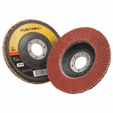 Cubitron II Flap Disc 967A, 4-1/2 in dia, 60 Grit, 7/8 in Arbor, 13,300 RPM, Type 27 405-051141-55606