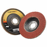 Cubitron II Flap Disc 967A, 4-1/2 in dia, 80 Grit, 7/8 in Arbor, 13,300 RPM, Type 29 405-051141-55625