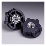 Disc Pad Hubs, 2 1/2 in Dia, Hard, Black 405-051144-11824