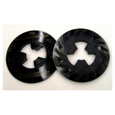 Disc Pad Face Plates, 5 in Dia, Hard, Black 405-051144-81733