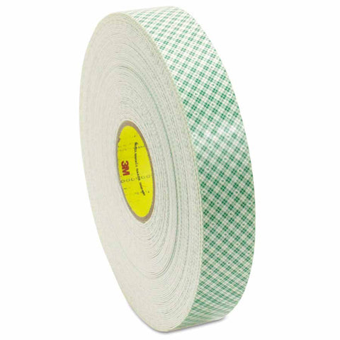 Double Coated Urethane Foam Tapes 4016, 3/4 in X 36 yd, 62 mil, Off-White 405-021200-06454