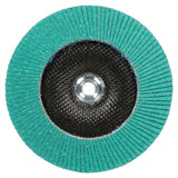 Flap Disc 577F, 4 in dia, 80 Grit, 5/8 in Arbor, 13300 rpm, Type 29 405-051141-28565