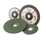 Green Corps Flexible Grinding Wheel, 7" Dia, 7/8 Arbor, 1/8" Thick, 36 Grit 405-051111-50445