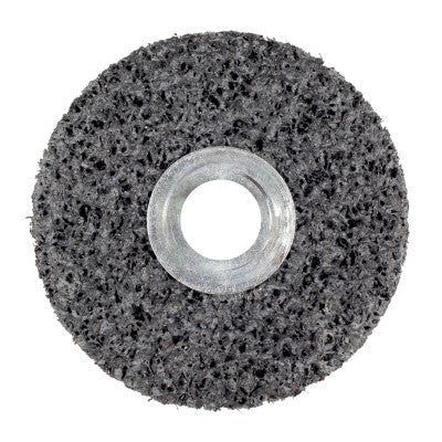 Clean and Strip Unitized Wheel, 4 in x 1/4 in, Coarse, Silicon Carbide, 10000 rpm, black 405-048011-01021