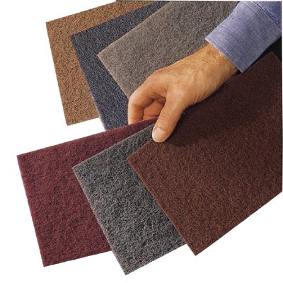 Hand Pad, 7447, Very Fine, Aluminum Oxide, Maroon, 20 EA/BX 405-048011-04029