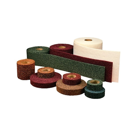 Clean and Finish Rolls, 4 in x 30 ft, Very Fine, Maroon, 3 per case 405-048011-00266