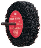 Clean and Strip Buffing Disc, 4 in x 1/4 in, Extra Coarse, Silicon Carbide, 8000 rpm, Black 405-048011-14780