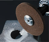 Roloc TR EXL Unitized Wheel, 3 in dia, 2A Medium, Aluminum Oxide 405-048011-17186
