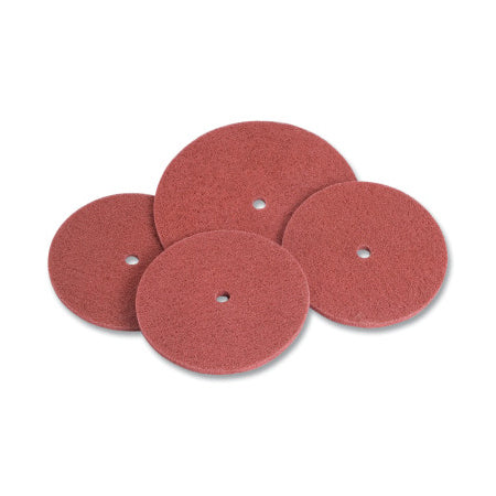 Buff and Blend HP Disc, 6 in x 1/2 in, Very Fine, Aluminum Oxide, 3600 rpm, Red 405-051115-32516