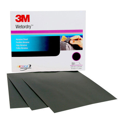 Wetordry Paper Sheets, Aluminum Oxide, P800 Grit, 11 in Long 405-051131-02035