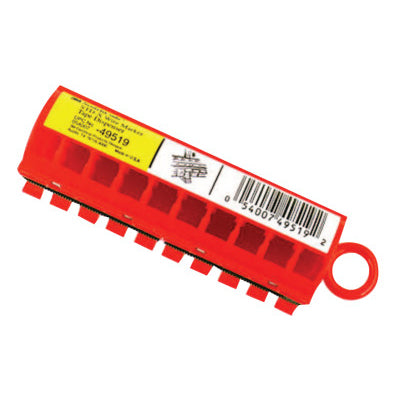 ScotchCode Wire Marking Tapes, 0-9, Polyester Film in Dispenser, 96 in 500-121749