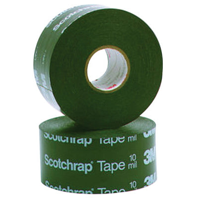 Scotchrap All-Weather Corrosion Protection Tape 50 and 51, 100 ft x 4 in, 10 mil, Black 500-106463