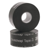 Scotchrap All-Weather Corrosion Protection Tape 50 and 51, Unprinted, 100 ft x 2 in, 10 mil, Black 500-106388