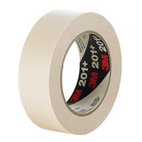 General Use Masking Tape 201+, 24 mm x 55 m x 4.4 mil, Tan 405-511156-47406