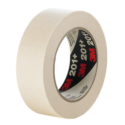 General Use Masking Tape 201+, 24 mm x 55 m x 4.4 mil, Tan 405-511156-47406