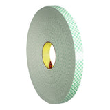 Double Coated Urethane Foam Tape, 1 in x 72 yd, 62.5 mil, Green 405-021200-06458