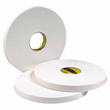 Double Coated Urethane Foam Tapes 4016, 1 in x 36 yd, 62 mil, Off-White 405-021200-06455
