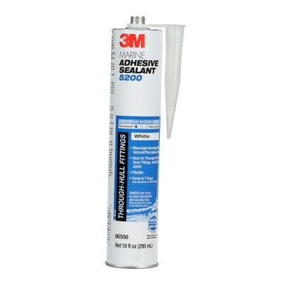 Marine Adhesive Sealant, 295 mL, Cartridge, White 405-051135-06500