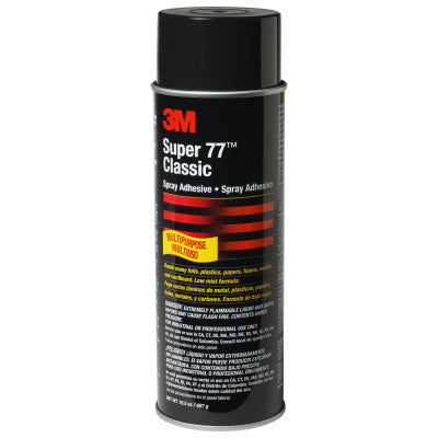 Super 77 Multi-Purpose Spray Adhesive, 24 oz Aerosol Can, Clear 405-021200-96315