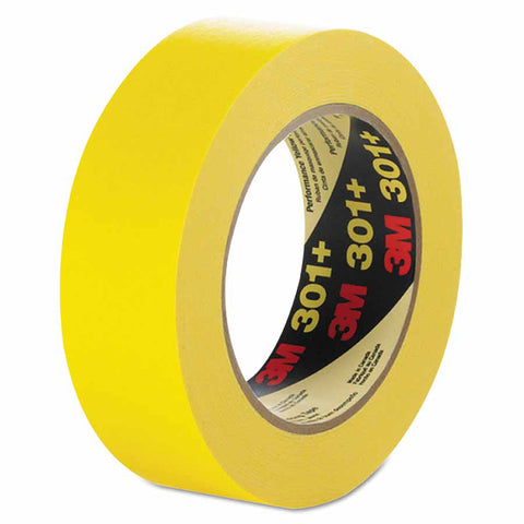 Performance Yellow Masking Tape 301+, 48 mm x 55 m x 6.3 mil, Yellow 405-051115-64753