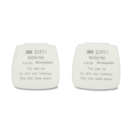 Secure Click HF-800 Series Cartridge/Filter, Particulate Filter, P95, White, 20 EA/CT 142-D7P71