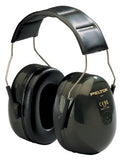 PELTOR Optime 101 Earmuff, 27 dB NRR, Dark Green, Over-the-Head 247-H7A