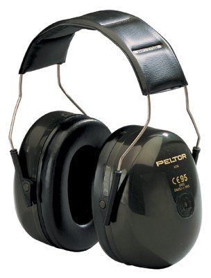 PELTOR Optime 101 Earmuff, 27 dB NRR, Dark Green, Over-the-Head 247-H7A