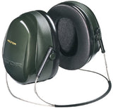 PELTOR Optime 101 Earmuff, 26 dB NRR, Dark Green, Behind-the-Head 247-H7B
