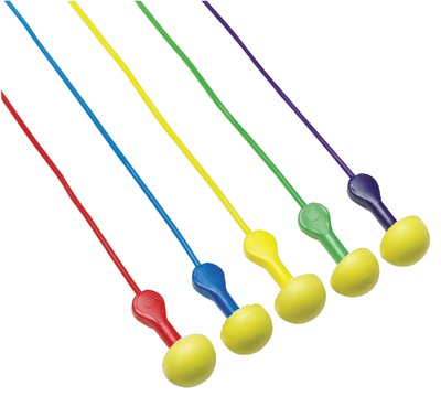 E-A-R Express Pod Plugs Earplug, Polyurethane, Blue/Yellow, Corded 247-311-1115