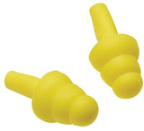 E-A-R Ultrafit Earplugs, Elastomeric Polymer, Yellow, Uncorded, Poly Bag 247-340-4003