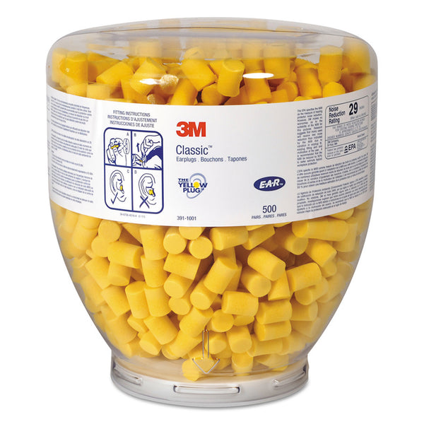 E-A-R Classic Refill Bottles, Foam, Yellow, Uncorded 247-391-1001