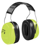 PELTOR Optime 105 Earmuff, 30 dB NRR, Hi-Viz Green, Over-the-Head 247-H10AHV