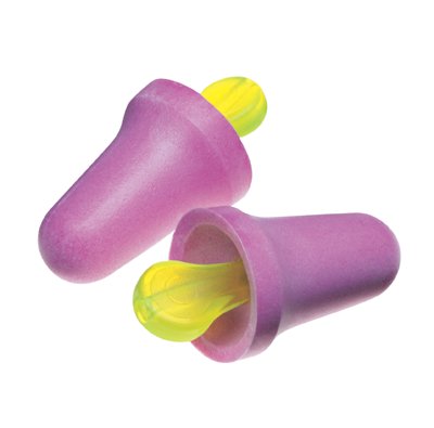 No-Touch Foam Plugs, Polyurethane, Purple, Uncorded 247-P2000