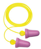 No-Touch Foam Plugs, Polyurethane, Purple, Corded 247-P2001