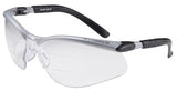 BX Dual Reader Safety Eyewear, +1.5 Diopter Polycarbon Anti-Fog Lenses, Silver/Black Frame 247-11457-00000-20