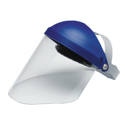 Clear Propionate Faceshield W96, Uncoated, Clear, Molded, 14.5 in L x 9 in H 247-82700-00000
