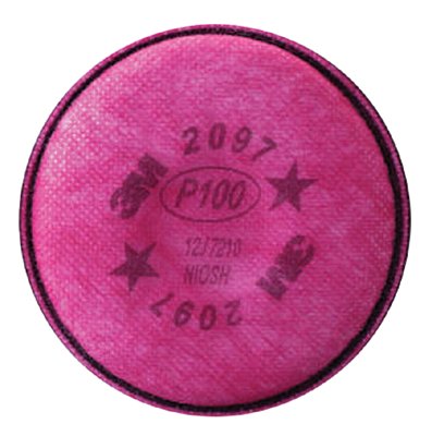 2000 Series Particulate Filter, P100, Nuisance Level Organic Vapor, Magenta 142-2097