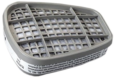 6000 Series Gas /Vapor Cartridges, Acid Gases, White 142-6002