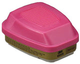 Combination Cartridges/P100 Particulate Filter, Ammonia/Methylamine 142-60924