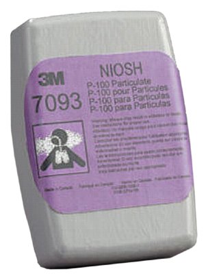 Particulate Filter 7093, P100, Oil and Non-Oil Particles, Magenta 142-7093