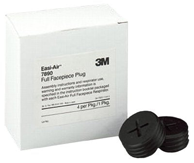 7000 Series Facepiece Accessories, Full-Face Plug, Used With 7800S 142-7890