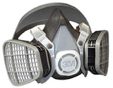 5000 Series Half Facepiece Respirators, Large, Organic Vapors 142-5301
