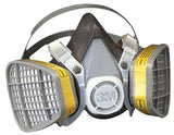 5000 Series Half Facepiece Respirators, Large, Organic Vapors/Acid Gases 142-5303