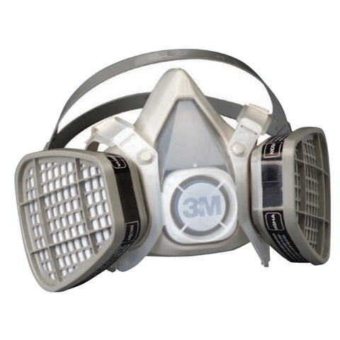 5000 Series Half Facepiece Respirators, Large, Organic Vapors/P95 142-53P71