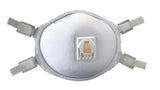 N95 Particulate Welding & Metal Pouring Respirator, Faceseal, Non-Oil Particles, White 142-8212