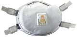 N100 Particulate Respirator, Half Facepiece, Non-Oil Particles, White 142-8233